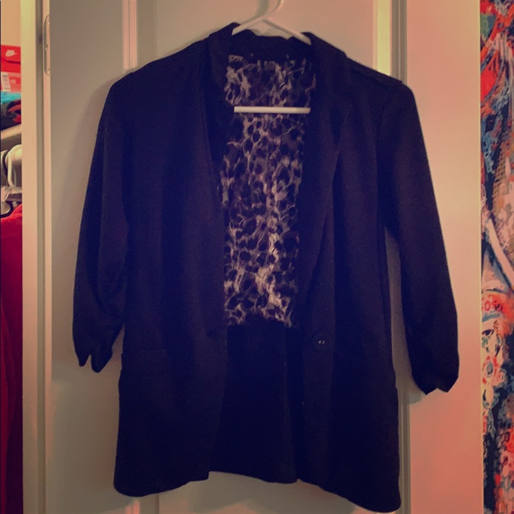 Black blazer jacket